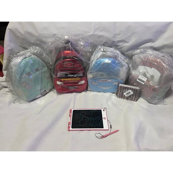 Loungefly Disney Pixar Cars Metallic Blue Dinoco McQueen MWT - Picture 2 of 2